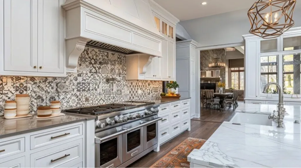 newly installed backsplash to upgrade kitchen countertops